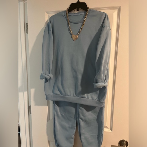 Comfy Plush 3pc lounge set NWOT - Picture 2 of 4